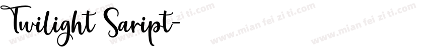 Twilight Saript字体转换
